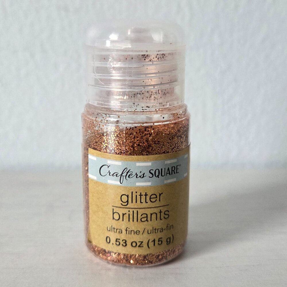 NEW Crafter's Square - Glitter - Ultra Fine - Copper - 15 Grams